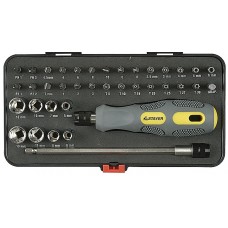 Набор отверток STAYER 25929-H38 G MAX GRIP с битами и головками в пластиковом боксе